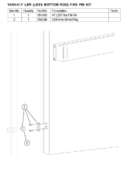 94/9547-F LBR (LESS BOTTOM ROD) FIRE PIN KIT